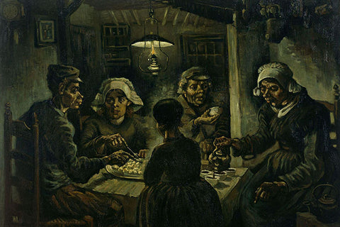 Poster Van Gogh - Comedores Batata - Potato Eaters - Obras de Arte