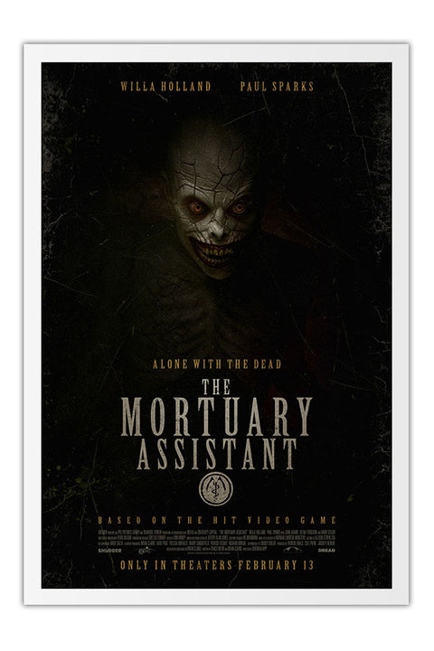 Poster The Mortuary Assistant - Terror - Mistério - Filmes - Moldura branca