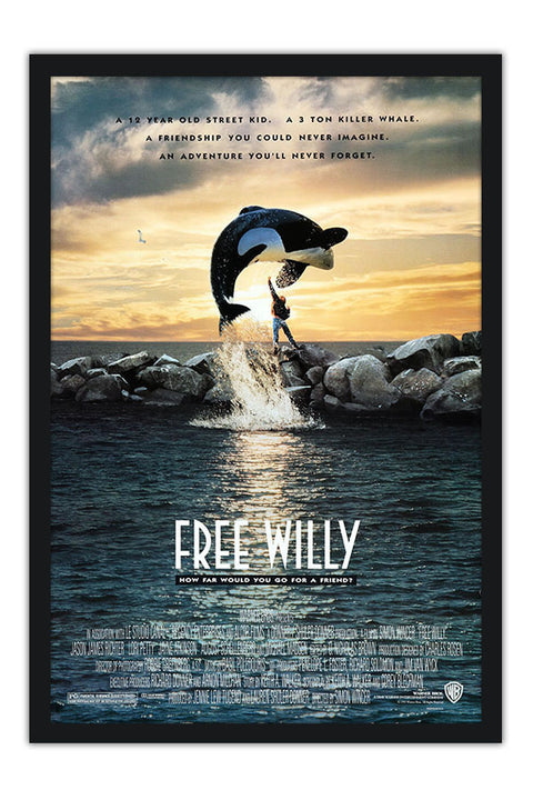 Poster Free Willy - Vintage - Retrô - Filmes