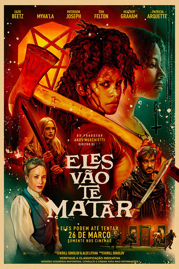 Poster They Will Kill You Eles Vão Te Matar - Terror - Comédia - Filmes - Pôster sem moldura