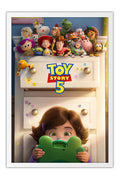 Poster Toy Story 5 - Animação - Infantil - Filmes - Moldura branca