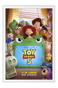 Poster Toy Story 5 - Animação - Infantil - Filmes - Moldura branca