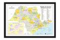 Poster Mapa do Estado de São Paulo - Educativo