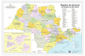 Poster Mapa do Estado de São Paulo - Educativo