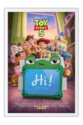 Poster Toy Story 5 - Animação - Infantil - Filmes - Moldura branca