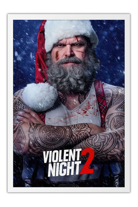 Poster Violent Night 2 Noite Ainda Mais Infeliz - Ação - Comédia - Filmes - Moldura branca