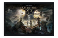 Poster Clair Obscur: Expedition 33 - RPG - Ação - Aventura - Games - Moldura preta