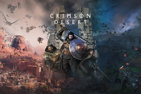 Poster Crimson Desert - Ação - Aventura - Mundo Aberto - Games - Pôster sem moldura