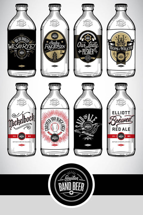 Poster Cerveja Arte Rótulos