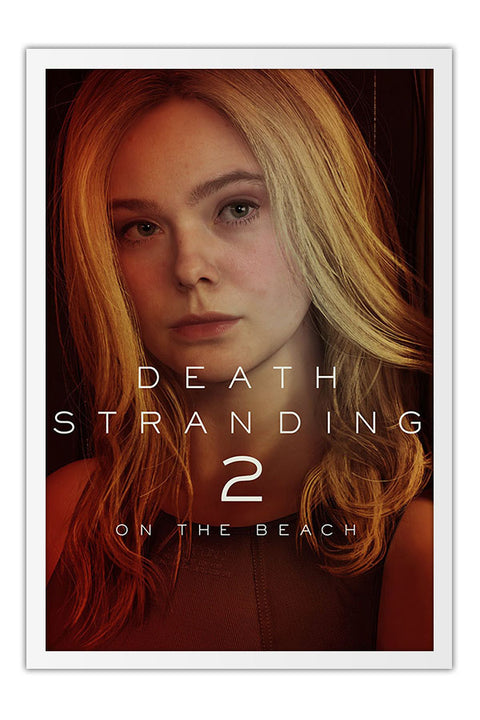 Poster Death Stranding 2 - Games - Moldura branca