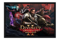 Poster Divinity - RPG - Fantasia - Games - Moldura preta