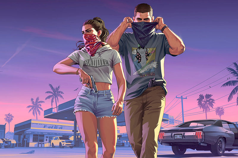 Poster GTA VI - Grand Theft Auto 6 - Ação - Mundo Aberto - Games - Pôster sem moldura