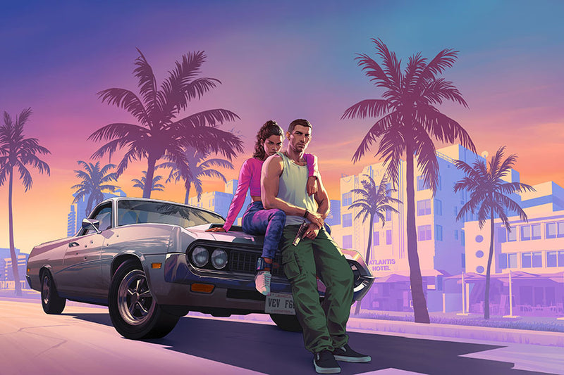 Poster GTA VI - Grand Theft Auto 6 - Ação - Mundo Aberto - Games - Pôster sem moldura