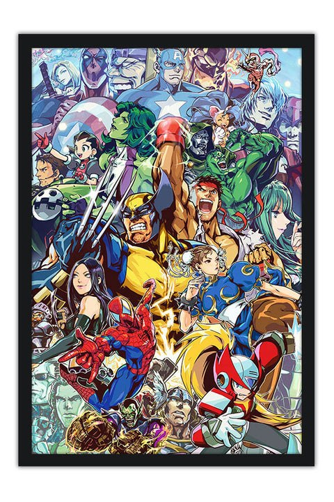 Poster Especial Marvel Versus Capcom - Games
