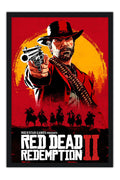 Poster Red Dead Redemption II - Games - Moldura preta