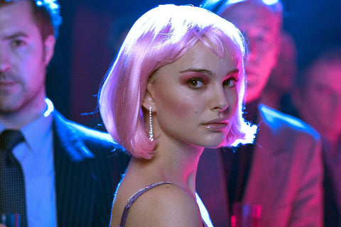 Poster Filme Closer - Jane - Natalie Portman de Peruca Rosa