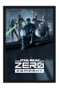 Poster Star Wars Zero Company Estrategia - RPG - Games - Moldura preta