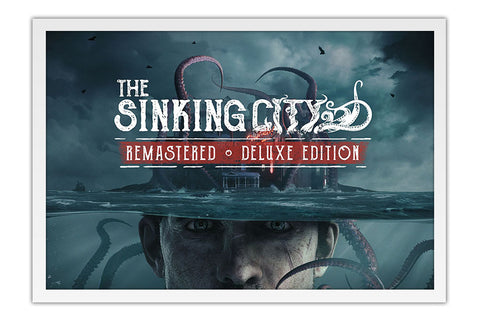 Poster The Sinking City 2 - Ação - Terror - Games - Moldura branca