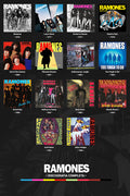 Poster Ramones - Discografia - Punk Rock - Bandas de Rock - Pôster sem moldura