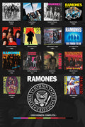Poster Ramones - Discografia - Punk Rock - Bandas de Rock - Pôster sem moldura