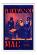 Poster Fleetwood Mac - Bandas de Rock - Moldura branca