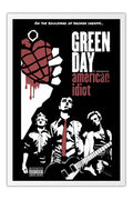 Poster Green Day - Bandas de Rock - Moldura branca