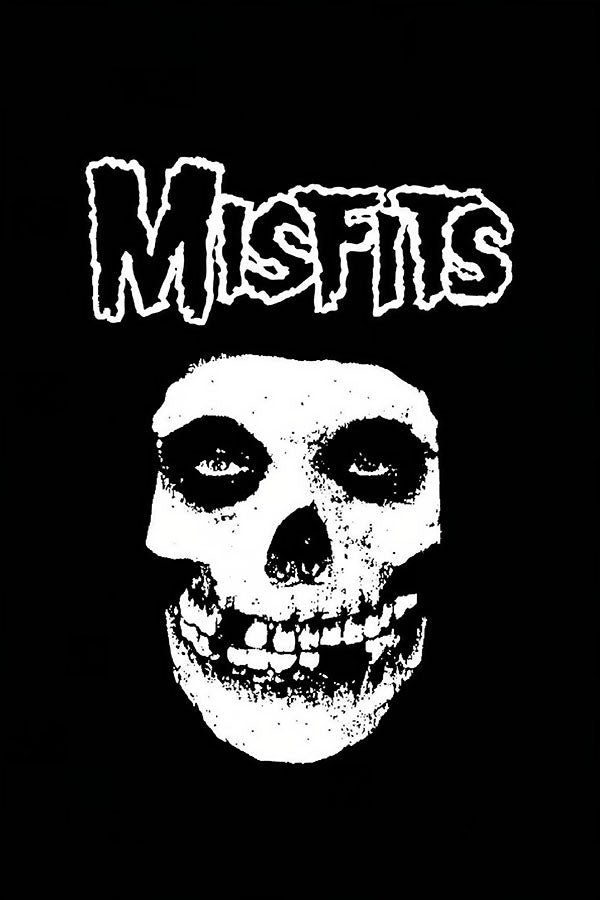 Poster Misfits - Bandas de Rock - Pôster sem moldura