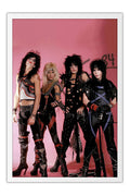Poster Mötley Crüe - Bandas de Rock - Moldura branca