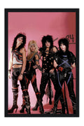 Poster Mötley Crüe - Bandas de Rock - Moldura preta