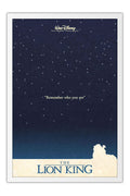 Poster Rei Leão Minimalista - Infantil
