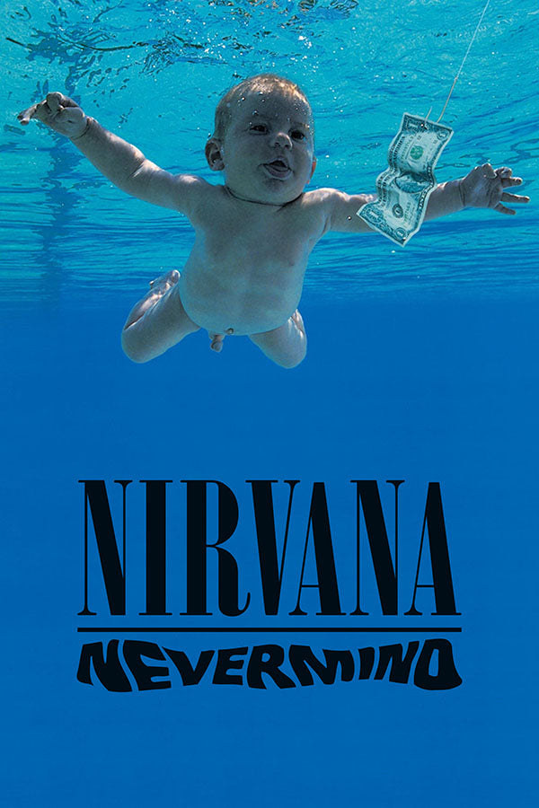 Poster Nirvana Nevermind - Bandas de Rock - Pôster sem moldura