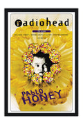 Poster Radiohead Pablo Honey - Bandas de Rock - Moldura preta