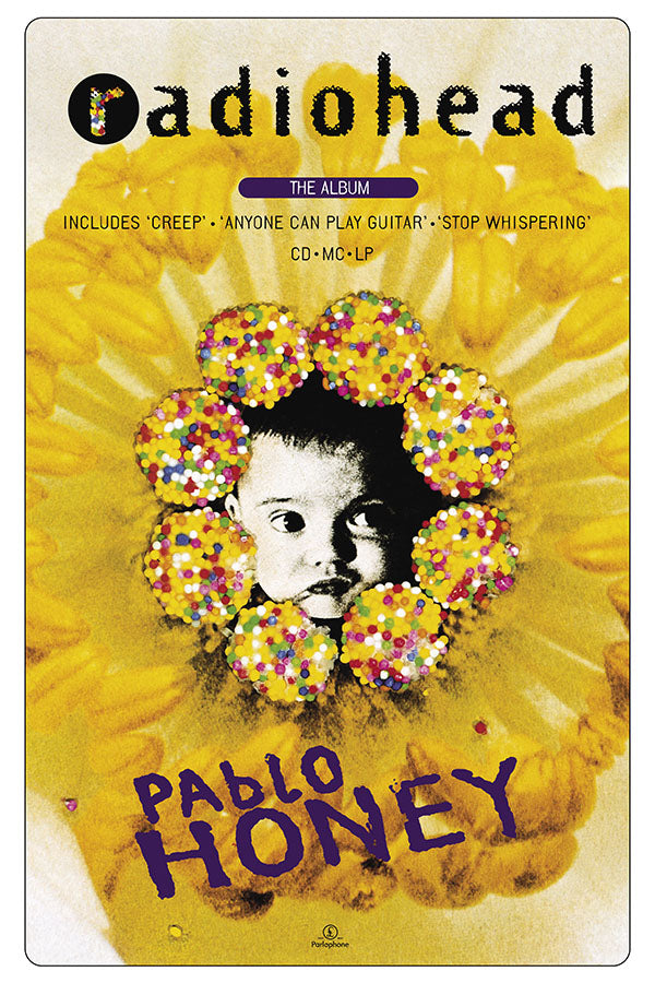 Poster Radiohead Pablo Honey - Bandas de Rock - Pôster sem moldura