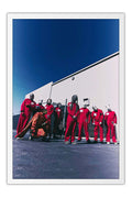 Poster Slipknot - Bandas de Rock - Moldura branca