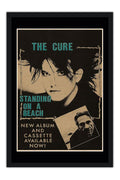 Poster The Cure - Bandas de Rock - Moldura preta