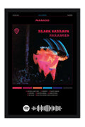 Poster Black Sabbath Paranoid - Blackprint - Bandas de Rock - Moldura preta