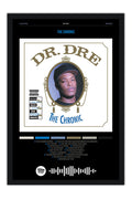 Poster Dr. Dre the Chronic - Blackprint - Hip Hop - Moldura preta
