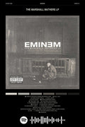 Poster Eminem the Marshall Mathers LP - Blackprint - Hip Hop - Pôster sem moldura