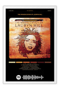Poster Lauryn Hill the Miseducation of Lauryn Hill - Blackprint - Hip Hop - Moldura branca