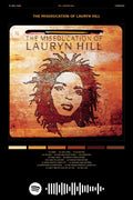 Poster Lauryn Hill the Miseducation of Lauryn Hill - Blackprint - Hip Hop - Pôster sem moldura
