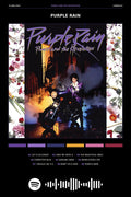 Poster Prince Purple Rain - Blackprint - Artistas Pop - Pôster sem moldura