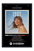 Poster Taylor Swift 1989 Taylor’s Version - Blackprint - Artistas Pop - Moldura preta