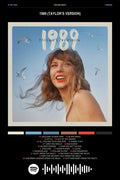 Poster Taylor Swift 1989 Taylor’s Version - Blackprint - Artistas Pop - Pôster sem moldura