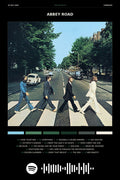 Poster The Beatles Abbey Road - Blackprint - Bandas de Rock - Pôster sem moldura