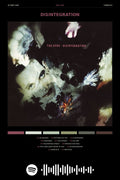 Poster The Cure Disintegration - Blackprint - Bandas de Rock - Pôster sem moldura