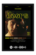 Poster The Doors the Doors - Blackprint - Bandas de Rock - Moldura preta