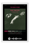 Poster The Smiths the Queen Is Dead - Blackprint - Bandas de Rock - Moldura branca