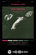 Poster The Smiths the Queen Is Dead - Blackprint - Bandas de Rock - Pôster sem moldura