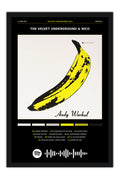 Poster The Velvet Underground and Nico - Blackprint - Bandas de Rock - Moldura preta