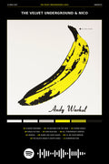 Poster The Velvet Underground and Nico - Blackprint - Bandas de Rock - Pôster sem moldura